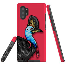 For Samsung Galaxy Note 20 Ultra, Note 20, Note 10+ Plus, Note 9 Case, Tough Protective Back Cover, Cassowary Portrait | Protective Cases | iCoverLover.com.au
