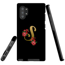 For Samsung Galaxy Note 20 Ultra, Note 20, Note 10+ Plus, Note 9 Case, Tough Protective Back Cover, Embellished Letter S | Protective Cases | iCoverLover.com.au