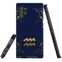 For Samsung Galaxy Note 20 UItra/Note 20/Note 10+ Plus/Note 10/9 Case, Tough Protective Back Cover, Aquarius Sign | Protective Cases | iCoverLover.com.au
