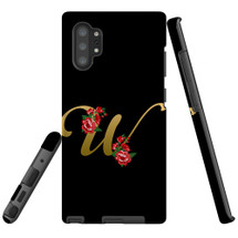 For Samsung Galaxy Note 20 Ultra, Note 20, Note 10+ Plus, Note 9 Case, Tough Protective Back Cover, Embellished Letter W | Protective Cases | iCoverLover.com.au