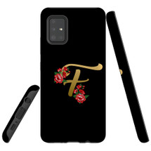 For Samsung Galaxy A51 5G/4G, A71 5G/4G, A90 5G Case, Tough Protective Back Cover, Embellished Letter F | Protective Cases | iCoverLover.com.au