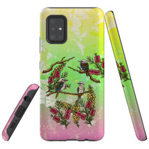 For Samsung Galaxy A51 5G/4G, A71 5G/4G, A90 5G Case, Tough Protective Back Cover, Kookaburras | Protective Cases | iCoverLover.com.au