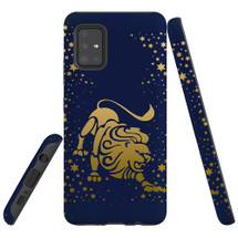For Samsung Galaxy A51 5G/4G, A71 5G/4G, A90 5G Case, Tough Protective Back Cover, Leo Drawing | Protective Cases | iCoverLover.com.au
