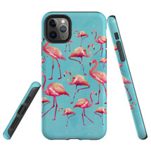 For iPhone 14 Pro Max/14 Pro/14 and older Case, Protective Back Cover, Flamingoes | Shockproof Cases | iCoverLover.com.au