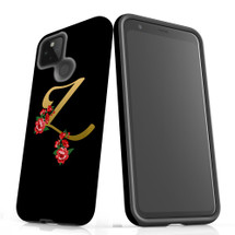 For Google Pixel 5 Case, Tough Protective Back Cover, Embellished Letter Z | Protective Cases | iCoverLover.com.au