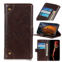 For iPhone 13 Pro Max, 13, 13 Pro, 13 mini Case, Retro PU Leather Wallet Cover, Copper Accents, Coffee | PU Leather Cases | iCoverLover.com.au