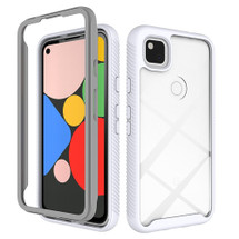 For Google Pixel 5/4a 5G/4a Case, Protective Clear-Back Cover in White | iCoverLover Australia