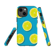 For iPhone 14 Pro Max/14 Pro/14 Plus/14, 13 Pro Max, 13 Pro, 13, 13 mini Case, Protective Back Cover, Lemon Slices | Shockproof Cases | iCoverLover.com.au