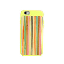 Yellow Bamboo Rainbow iPhone 6 & 6S Case | Wooden iPhone Cases | Wooden iPhone 6 & 6S Covers | iCoverLover