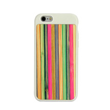 White Bamboo Rainbow iPhone 6 & 6S Case | Wooden iPhone Cases | Wooden iPhone 6 & 6S Covers | iCoverLover
