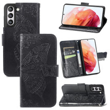 For Samsung Galaxy S21 FE Case, Butterfly PU Leather Wallet Cover | PU Leather Cases | iCoverLover.com.au