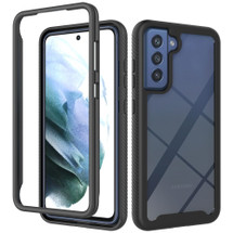 For Samsung Galaxy S21 FE Case, Solid Protective Armour Cover, Clear Back | iCoverLover Australia
