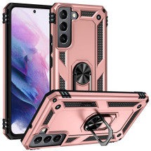 For Samsung Galaxy S22 Ultra/S22+ Plus/S22 Case, TPU + PC Protective Cover, Ring Holder, Rose Gold | Armour Cases | iCoverLover.com.au