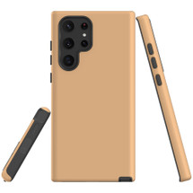 For Samsung Galaxy S23 Ultra, S23+ Plus, S23, S22 Ultra, S22+, S22, S10 5G Case, Protective Back Cover, Peach Orange | Protective Cases | iCoverLover.com.au