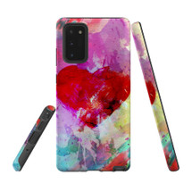 For Samsung Galaxy Note 20 Ultra, Note 20, Note 10+ Plus, Note 9 Case, Tough Protective Cover, Heart Painting | Protective Cases | iCoverLover.com.au