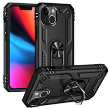 For iPhone 14 Pro Max/14 Pro/14 Plus/14 Case, Protective Cover, Ring Holder, Black | Armour Cases | iCoverLover.com.au