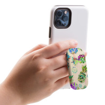 Kickstand Grip AddOn, Universal Phone HolderColorful Pineapples | AddOns | iCoverLover.com.au