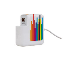 Wall Charger Wrap in 2 Sizes, Paper Leather, Rainbow Bars | AddOns | iCoverLover.com.au