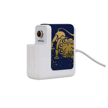 Wall Charger Wrap in 2 Sizes, Paper Leather, Leo Drawing | AddOns | iCoverLover.com.au