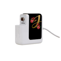 Wall Charger Wrap in 2 Sizes, Paper Leather, Embellished Letter J | AddOns | iCoverLover.com.au
