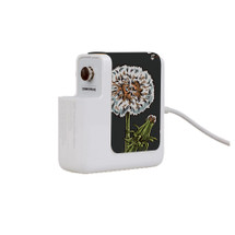 Wall Charger Wrap in 2 Sizes, Paper Leather, Dandelion Flowers | AddOns | iCoverLover.com.au