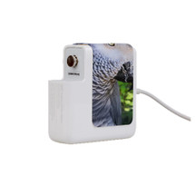 Wall Charger Wrap in 2 Sizes, Paper Leather, African Grey | AddOns | iCoverLover.com.au