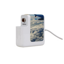 Wall Charger Wrap in 2 Sizes, Paper Leather, Sky Clouds From Plane | AddOns | iCoverLover.com.au