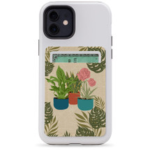 1 or 2 Card Slot Wallet Adhesive AddOn, Paper Leather, Botanical Escape | AddOns | iCoverLover.com.au