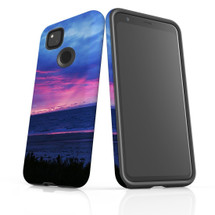 Google Pixel 4a Case Armour Protective Cover Amazing Sunset