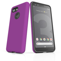 Google Pixel 3 Case Armour Protective Cover Purple