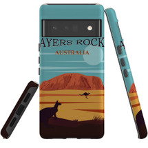 For Google Pixel 7, 6 Pro Case Tough Protective Cover Ayers Rock