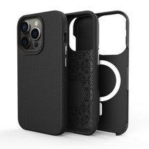 For iPhone 14 Pro Max, 14 Plus, 14 Pro, 14 Case, Compatible with Magsafe, Shockproof, Black | iCoverLover