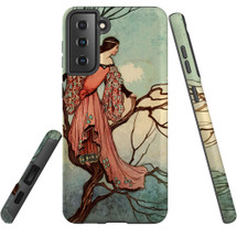 Samsung Galaxy S21 Case, Tough Protective Back Cover, Tree Princess | iCoverLover.com.au | Phone Cases