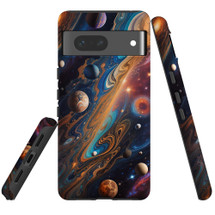 For Google Pixel 7, 6 Pro, 6, 5 Case, Planets Of The Universe | Protective Cases | iCoverLover.com.au