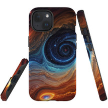 For iPhone 15 Tough Protective Case, Eye Of The Galaxy | Protective Covers | iCoverLover Australia