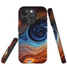 For iPhone 15 Pro Tough Protective Case, Eye Of The Galaxy | Protective Covers | iCoverLover Australia