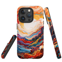 For iPhone 15 Pro Tough Protective Case, Sunny Waves | Protective Covers | iCoverLover Australia