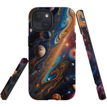 For iPhone 15 Plus Tough Protective Case, Planets Of The Universe | Protective Covers | iCoverLover Australia