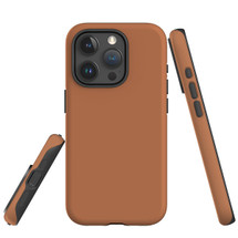 For iPhone 15 Pro Max Case Tough Protective Cover, Brown | Protective Covers | iCoverLover Australia