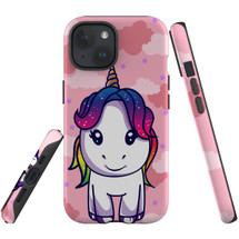 For iPhone 15 Case Tough Protective Cover, Cute Unicorn | Protective Covers | iCoverLover Australia