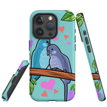 For iPhone 15 Pro Case Tough Protective Cover, Birds In Love | Protective Covers | iCoverLover Australia