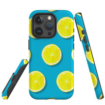 For iPhone 15 Pro Case Tough Protective Cover, Lemon Slices | Protective Covers | iCoverLover Australia