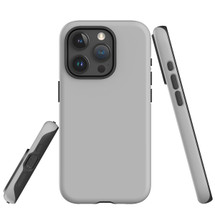 For iPhone 15 Pro Case Tough Protective Cover, Grey | Protective Covers | iCoverLover Australia