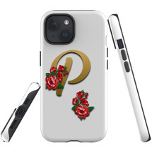 For iPhone 15 Case Tough Protective Cover, Letter P | Protective Covers | iCoverLover Australia