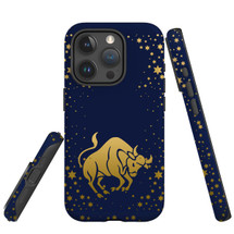 For iPhone 15 Pro Case Tough Protective Cover, Taurus Drawing | Protective Covers | iCoverLover Australia