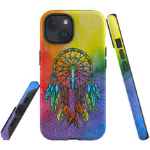 For iPhone 15 Case Tough Protective Cover, Colourful Dreamcatcher | Protective Covers | iCoverLover Australia