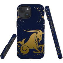 For iPhone 15 Case Tough Protective Cover, Capricorn Drawing | Protective Covers | iCoverLover Australia