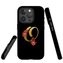 For iPhone 15 Pro Case Tough Protective Cover, Embellished Letter O | Protective Covers | iCoverLover Australia