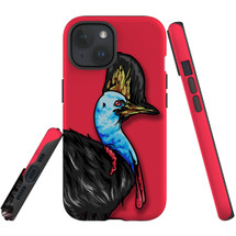 For iPhone 15 Plus Case Tough Protective Cover, Cassowary Portrait | Protective Covers | iCoverLover Australia