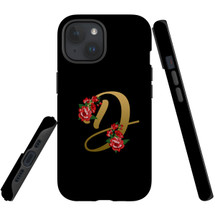 For iPhone 15 Plus Case Tough Protective Cover, Embellished Letter D | Protective Covers | iCoverLover Australia